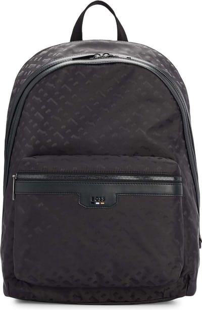 BOSS laptop rugzak rugzak Trystan Backpack Black zwart