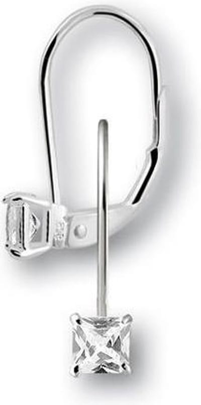 Montebello Oorbellen Mona S - Zilver Gerhodineerd - ∅6mm - 15mm
