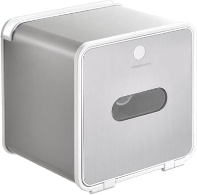 Dailygoods- Toiletpapierhouder Waterdicht - Muurbevestiging - Plank - Roestvrij Staal/ABS-Kunststof - Eenvoudig te Installeren - Drukken om te Openen - Toiletpapierdispenser