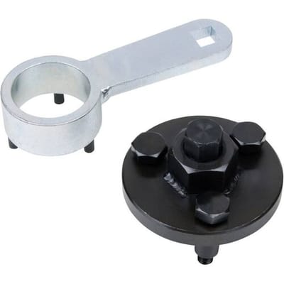 KS TOOLS Nokkenas naaf demontage gereedschap set voor VAG, 2-delig ( 400.2110 )