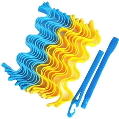 Spiraalkrullen Styling Kit DIY Plastic Haarspiraal Krul Styling Roller voor Vrouwen Meisjes Extra Lang