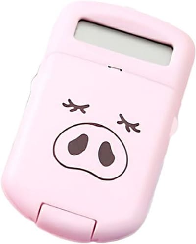 Zakformaat Rekenmachine - Mini Calculator - Studenten Onderweg - Dunne Knop Batterij - 62 x 37 x 11 cm - Roze