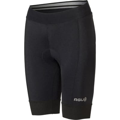 AGU Essential - Fietsbroek - Wielrenbroek - Dames - Core Pad zeem - Reflecterende details - Elastische tailleband - Zwart - XL