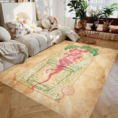 Harry Potter Zweinstein Tapijt Vloerkleed voor Huis Woonkamer Slaapkamer Bank Deurmat Decoratie, Speelkleed voor Kinderen Antislip Vloermat 80*120cm