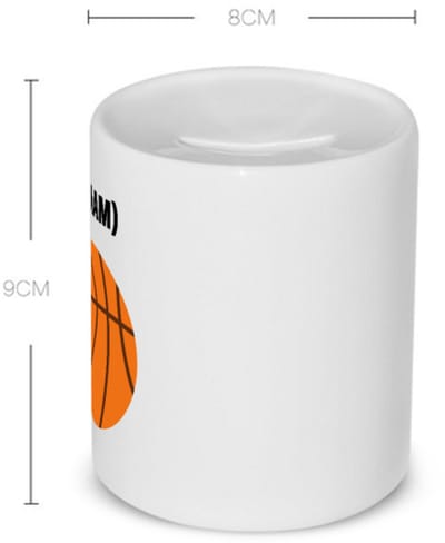 Akyol - basketbal met eigen naam Spaarpot - Basketbal - basketballer - sport - 350 ML inhoud