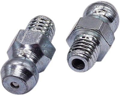 20x Rechte Vetnippel M5 - Verzinkt Smeernippel DIN 71412 A - Hydraulische Conische Fitting