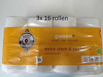 Gwoon G'woon - Toiletpapier 3-laags - 48 rollen