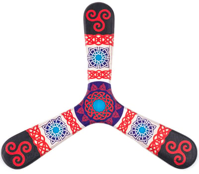 Boemerang Wallaby Boomerang Celtic WB002 Regenboog 24 cm