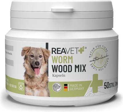ReaVET - Kruidenmix Capsules voor Honden - met bittere stoffen en tannines - 50 stuks