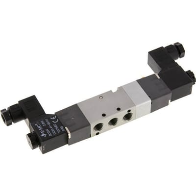 5/3 G1/8'' Middendruk Magneetventiel 12V DC 1.5-8bar/21.0-112psi E.MC
