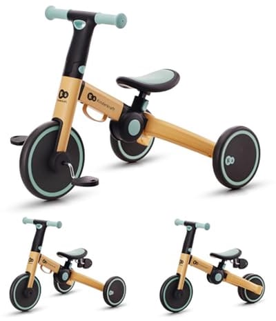 3-in-1 Tricycle voor Kinderen - Lichtgewicht en Duurzaam Met Verstelbare Zadel