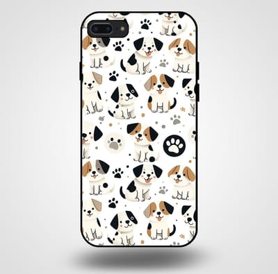Smartphonica Telefoonhoesje voor iPhone 7/8 Plus met honden opdruk - TPU backcover case honden design geschikt voor Apple iPhone 7 Plus;Apple iPhone 8 Plus