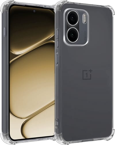 Hoesje - Geschikt voor OnePlus 15R - Sterk & Shockproof - Siliconen Case - Back Cover - Telefoon Hoes Shock Proof - Telefoonhoesjes - Transparant