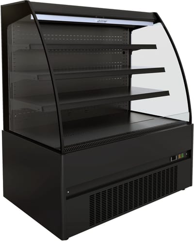 Combisteel Wandkoeling - Noah - Zwart - +2°C/+8°C - Geforceerd - Nachtgordijn - 1510x665x1500mm