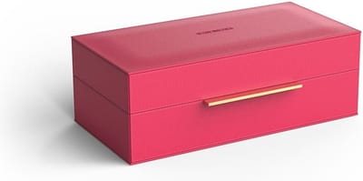 Multifunctionele box - BROWNIE BOX S, magenta/goud.