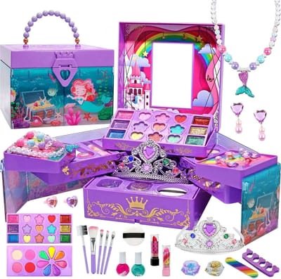 Kinder Make-up Set - Verkleed Accessoires - Fantasie Spel - Wasbaar en Zacht - 279 ponden - Niet gespecificeerd