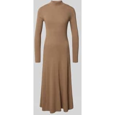 Slim Fit midi-jurk van viscosemix met tricotlook