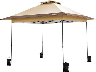 Grote Opvouwbare Partytent 4x4m met Dubbel Dak en Zijwanden voor Tuin en Feest