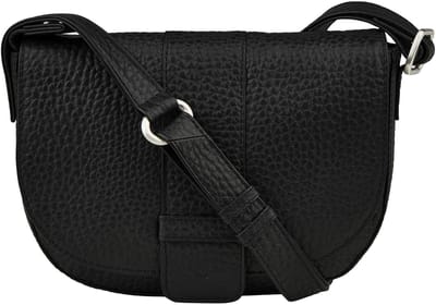 Voi Hirsch Crossbody tas Leder 24.5 cm - Dames - schwarz