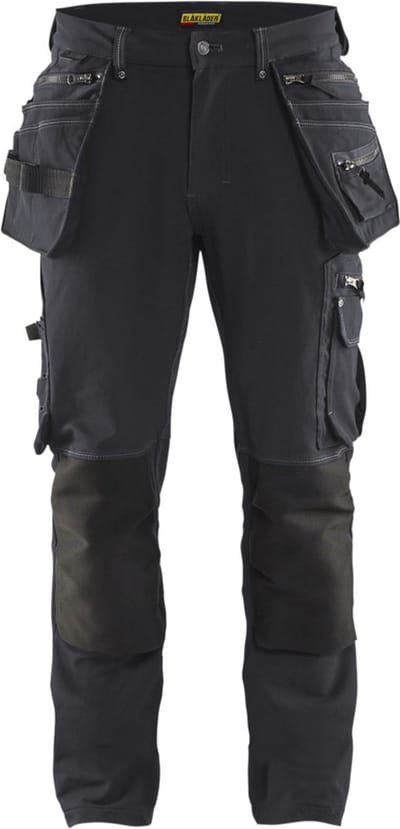 Blaklader Werkbroek met 4-weg stretch X1900 1998-1644 - Donkergrijs/Zwart - D84