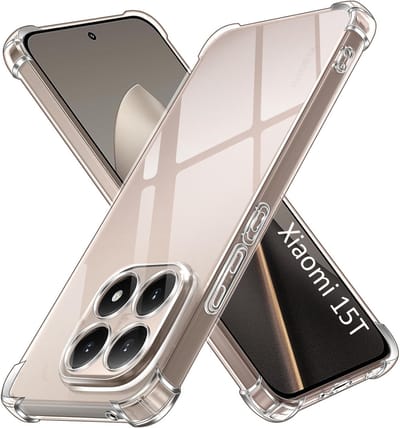 Hoesje voor Xiaomi 15T backcover Shockproof siliconen Transparant