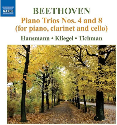 Ib Hausmann, Nina Tichman, Maria Kliegel - Beethoven: Piano Trios Nos. 4 and 8 (for Pianoa, Clarinet and Cello) (CD)