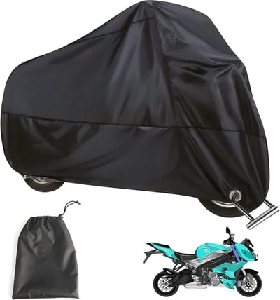 Waterdichte winterbestendige motorhoes - buitenmotorafdekzeil 245 x 105 x 125 cm