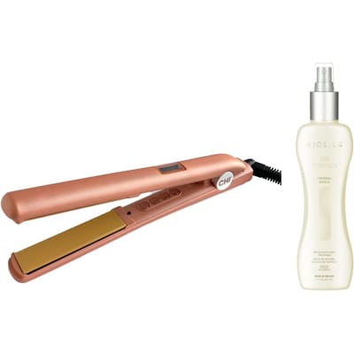 CHI Stijltang G2 Limited Edition Frosé + Biosilk Silk Therapy Thermal Shield 207ml