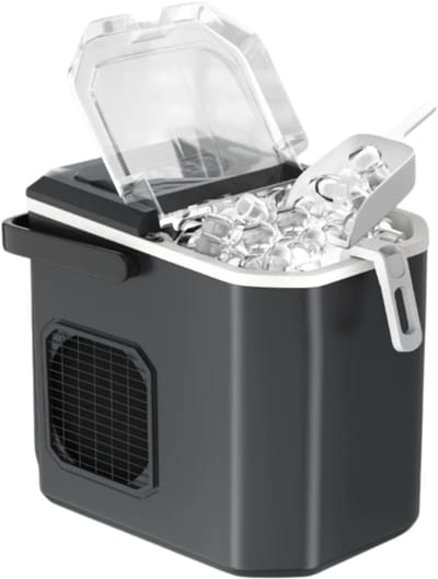 Benelux Select Ijsblokjesmachine – Ijsblokjesmaker – Ijsblokjes Machine - 12kg Per 24h – Zelfreinigend – 1.2L – Lichtgewicht