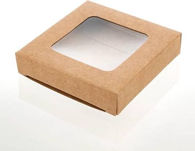 Kraftdoosjes met Venster 7x2,1x6,8cm (25 stuks)