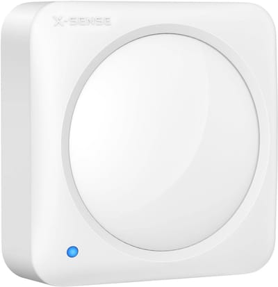 Slimme Bewegingssensor Alarm - Beveiligingskit met Vervangbare Batterij, Hoek- en Wandinstallatie, Alexa-compatibel