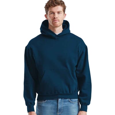 Fruit of the Loom heren superkatoenen katoenen hoodie (Blauw in de bergen)