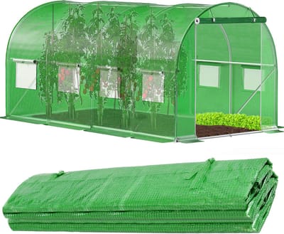 Sprinngos Folie Voor Kweekkas - Tuinkast - Broeikas - Plantenkas - 450x200x200 CMS
