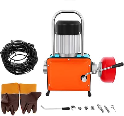 Krachtige Elektrische Afvoerontstopper Machine 1000W - 16 Meter Reinigingsveer