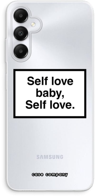 Case Company® - Hoesje geschikt voor Samsung Galaxy A05s hoesje - Self love - Soft Cover Telefoonhoesje - Bescherming aan alle Kanten en Schermrand