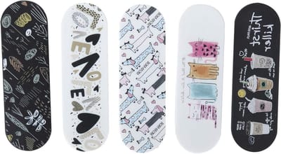 5-delige Telefoon Grip Houder - Universele Elastische Vingerband voor Smartphones, Ergonomische Telefoonstandaard en Handgreep voor Extra Comfort en Stabiliteit