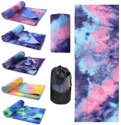 Antislip Yoga Handdoek - Sneldrogend en Zweetabsorberend - Ideaal voor Hot Yoga en Pilates