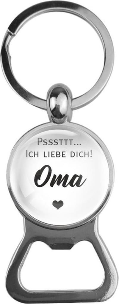 Bieropener Glas - Ich Liebe Dich Oma
