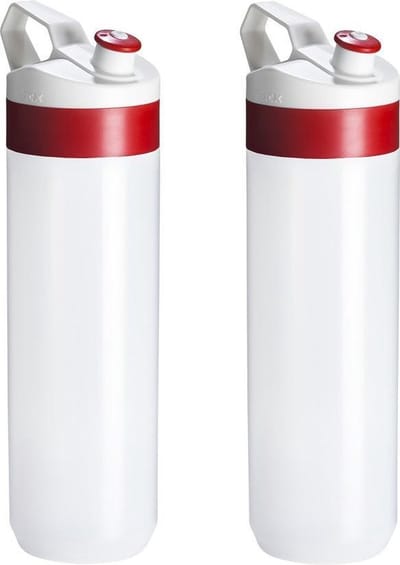 Tacx Bidon Fuse rood 2 stuks   - waterfles - sportbidon -