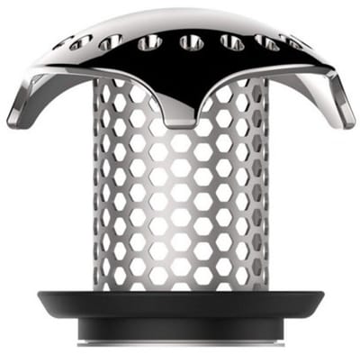 Afvoerontstopper - Afvoerplug - Haarzeef - Haarvanger - gootsteenstop - Gootsteenzeef - Afvoerontstopper - Roestvrij staal - Zilver
