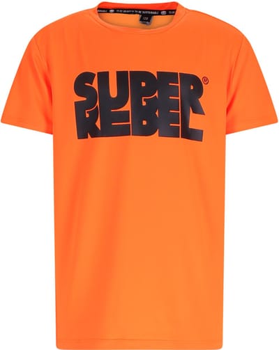 SuperRebel R601-6401 Jongens Zwemshirt Neon Orange Maat 10-140