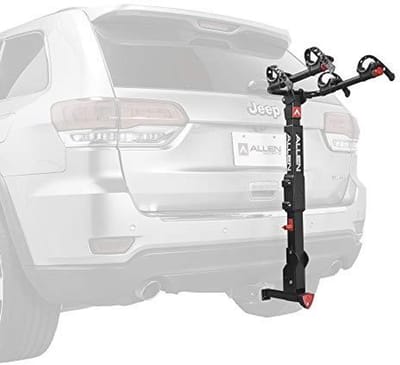 Fietsdrager voor 2 fietsen met snelsluiting voor 1 en 2 inch trekhaak