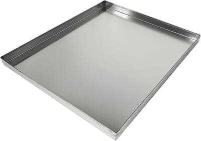 Roestvrijstalen Drip Tray - Lekbak Airco - Apparatuur Beschermen - 0.8mm Dik Staal - 40x60cm - Zilver