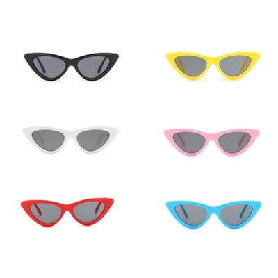 Cosensi - Polarised Zonnebril - Retro Cat Eye - UV400 Bescherming - 6 Kleuren - Vrouwen Zonnebrillen - Perfect voor Strand en Feesten