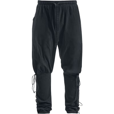 Banned Broeken - Irwin Medieval trousers - S tot 5XL - voor Mannen - zwart