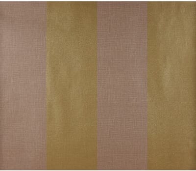Behang blokstreep bruin/goud - 5617-07