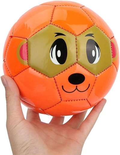 Voetbal voor Peuters - Kindervoetbal Bal - Buitenspelen en Training - Veilig PVC Materiaal - 15 cm Diameter - Oranje