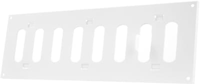 Rechthoekig Ventilatierooster 300 x 100 mm - Metalen Afvoerluchtrooster voor Verwarming en Koeling