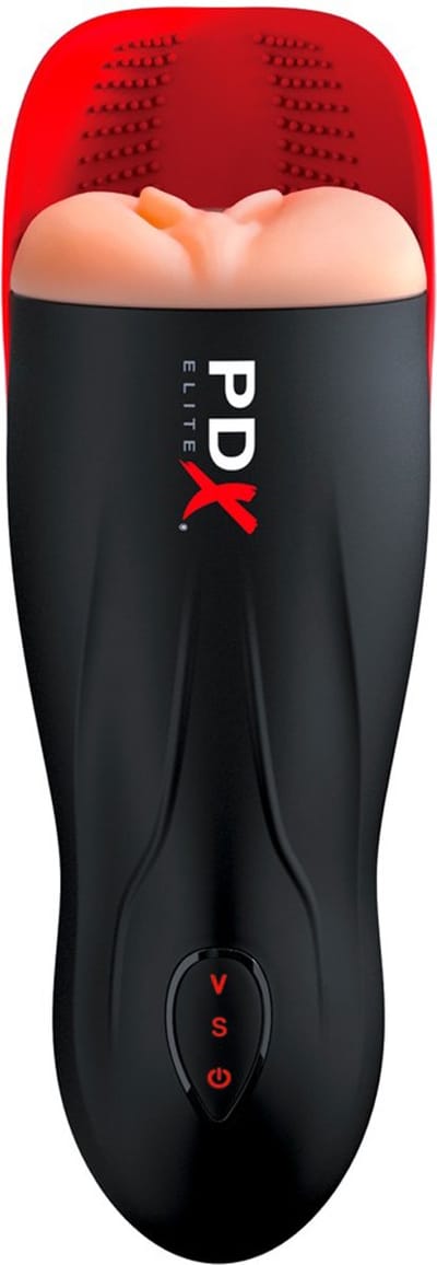 Masturbator met testikelstimulator Fuck-O-Matic oplaadbaar