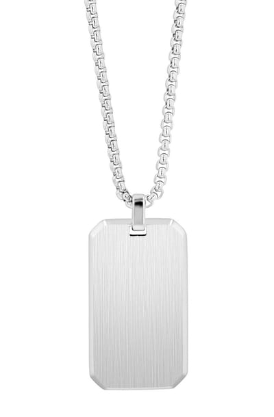 AKZENT Akzent uniseks ketting met hanger Thorin, zilverkleurig, duurzaam